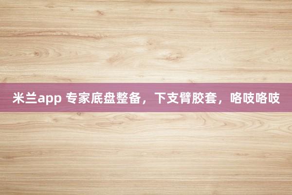 米兰app 专家底盘整备，下支臂胶套，咯吱咯吱